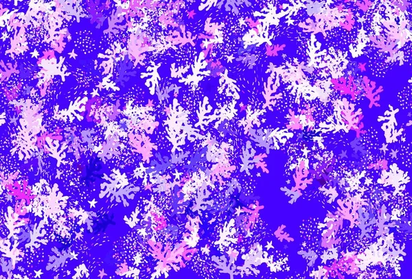 Світло Рожевий Синій Векторний Фон Абстрактними Формами Проста Барвиста Ілюстрація — стоковий вектор