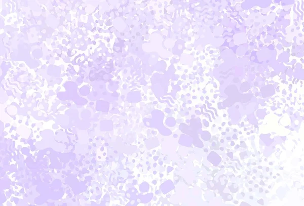 Светло Фиолетовый Вектор Искушает Хаотичными Цветами Иллюстрация Красочными Градиентными Формами — стоковый вектор
