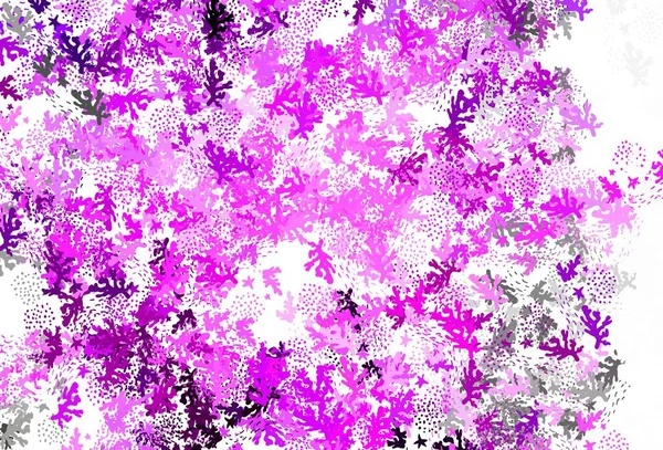 Світло Рожевий Векторний Шаблон Хаотичними Формами Проста Барвиста Ілюстрація Абстрактними — стоковий вектор
