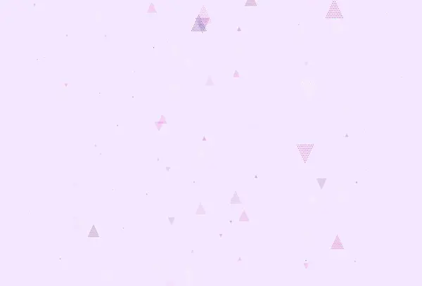 Светло Фиолетовая Векторная Текстура Триангулярном Стиле Современная Абстрактная Иллюстрация Красочными — стоковый вектор
