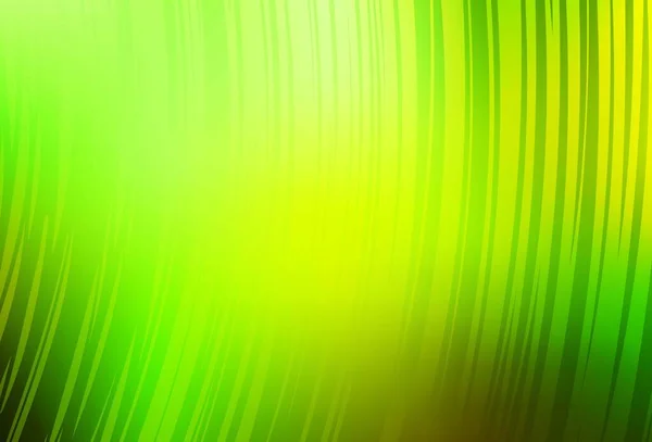 Luz Verde Vetor Amarelo Brilhante Fundo Abstrato Ilustração Colorida Brilhante — Vetor de Stock