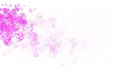 Açık pembe çizgili vektör şablonu. Alnında çizgiler olan soyut bir çizim. Tasarımınız için tamamen yeni bir şablon.