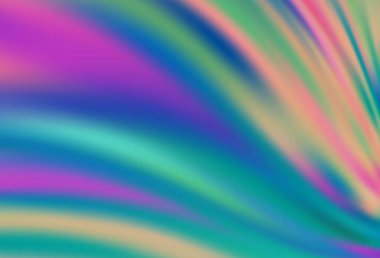 Koyu mavi, kırmızı vektör bulanık arkaplan. Görüntü stili ve gradyanı olan yeni renkli çizimler. Tasarımlar için arka plan.