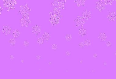 Açık mavi, çiçekli kırmızı vektör karalama deseni. Renkli, soyut karalama çiçekleri olan bir resim. Web ve broşürler için elle boyanmış tasarım.