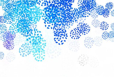 Açık mavi, kaotik şekilli sarı vektör şablonu. Soyut gradyan şekilli basit renkli çizimler. Kartvizitiniz için modern tasarım.