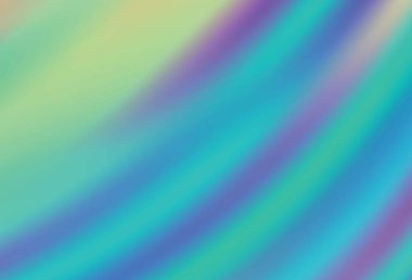 Açık yeşil, sarı vektör soyut bulanık arkaplan. Gradyan tasarımlı, soyut, ışıltılı çizimler. Marka kitabı için zarif bir arkaplan.