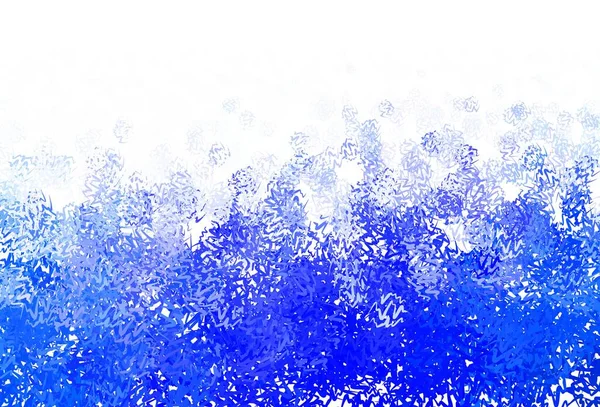 Modèle Vectoriel Bleu Clair Avec Lignes Courbes Illustration Colorée Dans — Image vectorielle