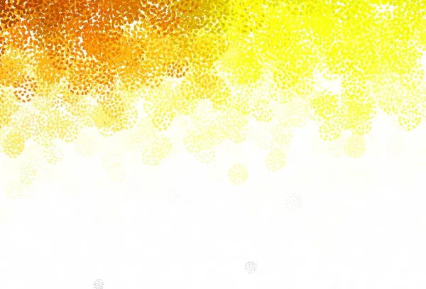 Светло Зеленый Желтый Векторный Фон Цветами Красочные Хаотические Формы Градиентом — стоковый вектор
