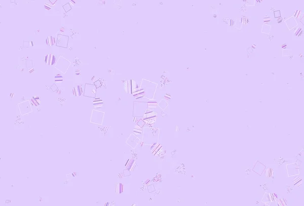 Luz Púrpura Patrón Vectorial Rosa Con Estilo Poligonal Con Círculos — Vector de stock