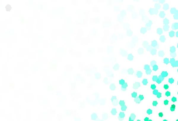 Светло Зеленый Векторный Фон Цветами Красочные Хаотические Формы Градиентом Современном — стоковый вектор