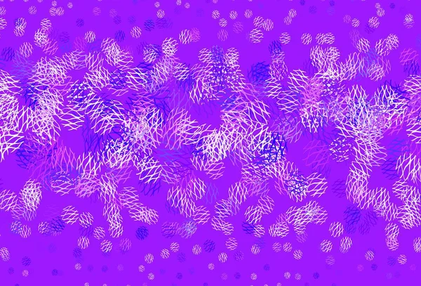 Светло Фиолетовый Розовый Векторный Фон Пятнами Линиями Декоративный Дизайн Абстрактном — стоковый вектор