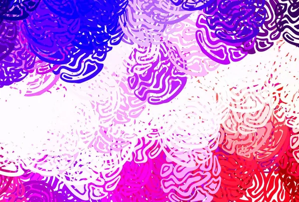 Modèle Vectoriel Bleu Clair Rouge Avec Des Formes Chaotiques Illustration — Image vectorielle