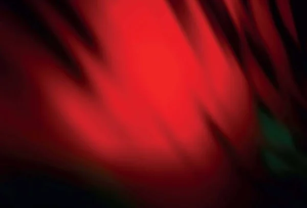 Verde Oscuro Vector Rojo Colorido Fondo Borroso Ilustración Abstracta Moderna — Vector de stock