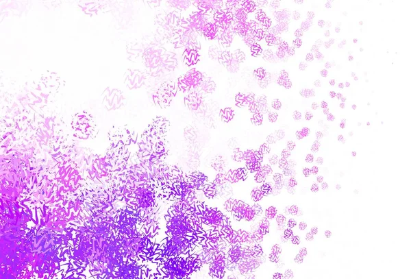Světle Fialová Růžová Vektorová Textura Ohnutými Liniemi Elegantní Jasná Ilustrace — Stockový vektor
