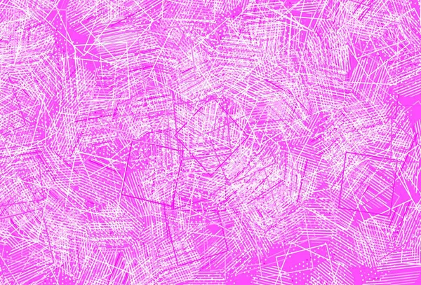 Світло Рожевий Векторний Фон Полігональним Стилем Колами Кола Лінії Ромби — стоковий вектор