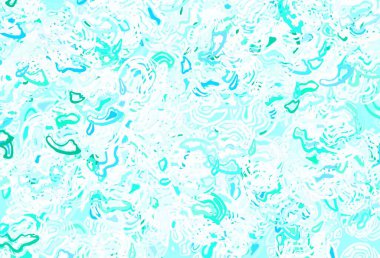 Açık mavi, rastgele şekilli kırmızı vektör deseni. Soyut gradyan şekilli basit renkli çizimler. Kartvizitiniz için modern tasarım.