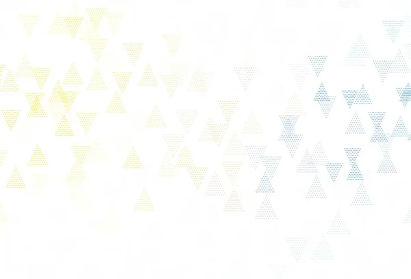 Light Brown Vector Texture Triangular Style Glitter Abstract Illustration Triangular — Stock Vector