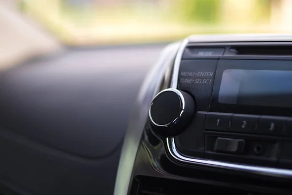 Modern car audio control panel