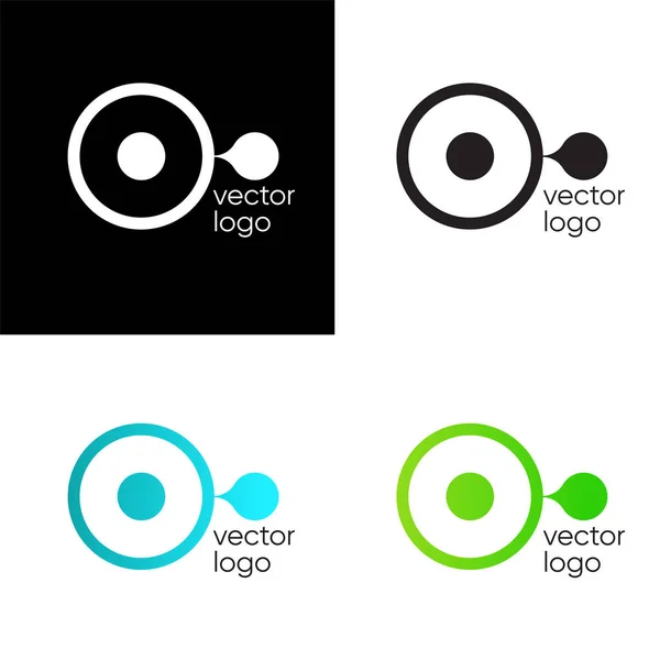 Logo kimyası, bilim, tıp. Modern iletişim teknolojisi. Bilim ve uzay logosu. Yenilik ve güneş enerjisi.