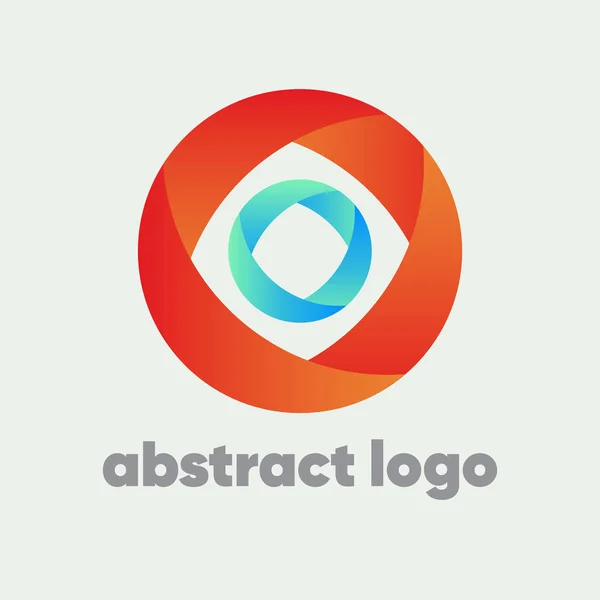 Logo bilimi, mekanlar. Soyut modern teknoloji logosu. Soyut Yenilik logosu. Soyut eğim logosu