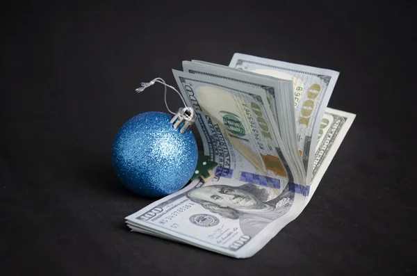 Para Noel Oyuncakları Noel Baloları Noel Hediyeleri Sevinçten Dolar — Stok fotoğraf