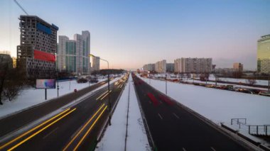 Geniş Atış Zamanı hızlandırılmış Gece trafiği Şehir yolunda