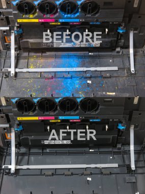 CMYK toner kartuşları lazer Fotokopi hizmeti