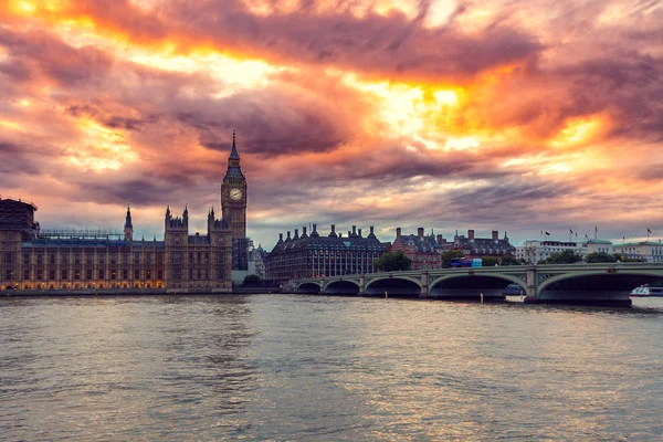 Big Ben and the Palace of Westminster — Stock Photo, Image