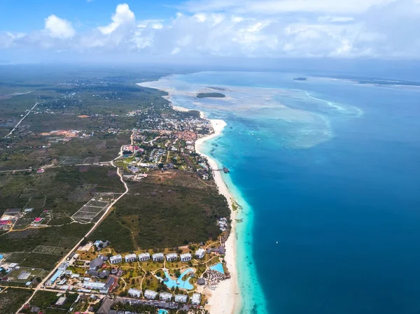 Krásná pláž Zanzibar Nungwi — Stock fotografie