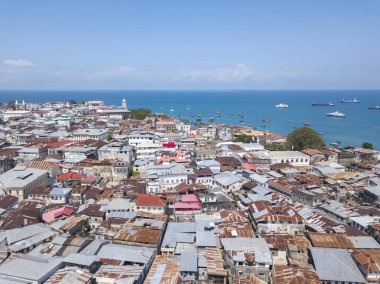 Havadan görünümü Stone Town