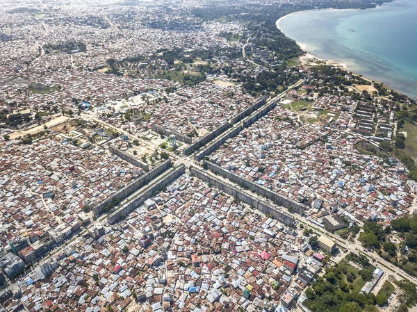 Вид с воздуха Каменный город — стоковое фото