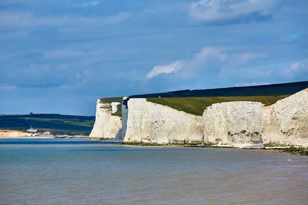 Zeven zusterkliffen in Sussex. — Stockfoto