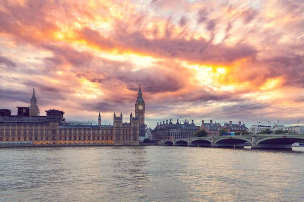 Big Ben e o Palácio de Westminster — Fotografia de Stock