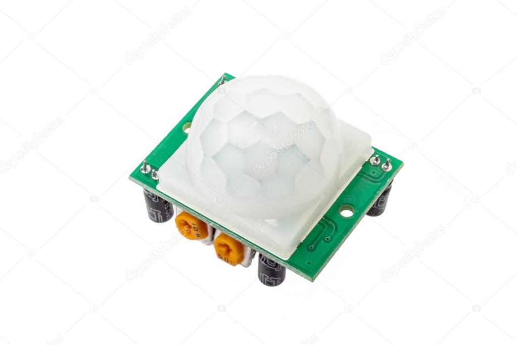 motion sensor isolated on white background.