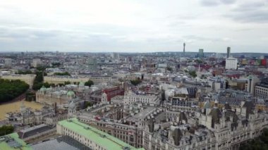 Londra 'nın ortasındaki hava manzarası, İngiltere.