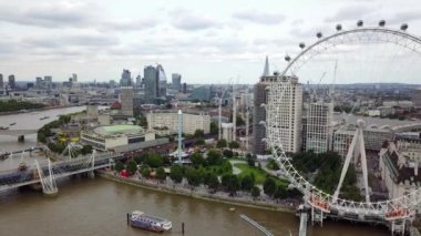 Londra 'nın ortasındaki hava manzarası, İngiltere.