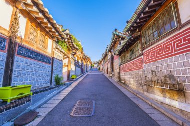 Güney Kore, Seul 'deki Bukchon Hanok Köyü