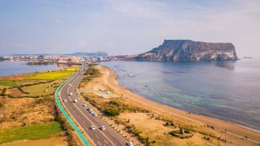 Jeju gündoğumu yapmak City adlı Seongsan Ilchulbong, Jeju Adası, yani