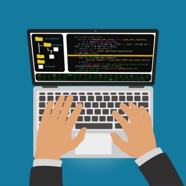 Programcı bir program kodu Düzenleyicisi tümleşik geliştirme ortamında geliştirir.