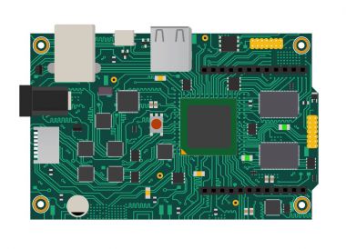 DIY Elektronik mega kurulu bir mikroişlemci, arabirimleri, LED, bağlayıcılar ve akıllı ev, Robotik, temel oluşturmak için diğer elektronik bileşenler ve elektronik ile ilgili birçok proje ile