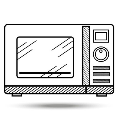 Mikrodalga fırın hattı sanat tarzı.