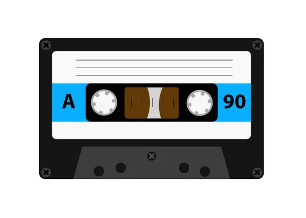 Аудиокассеты старые магнитофоны, использовавшиеся в 80-х годах 20 века. Он может быть использован в качестве иллюстрации истории технологии воспроизведения звука . Лицензионные Стоковые Иллюстрации
