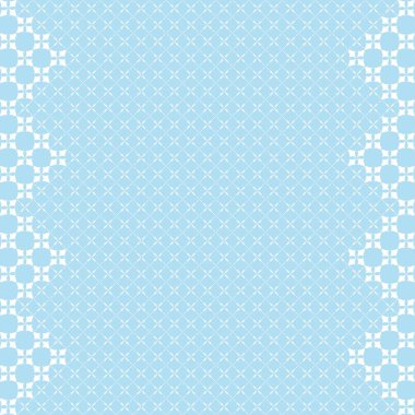 Kesintisiz mavi ve beyaz vektör desen