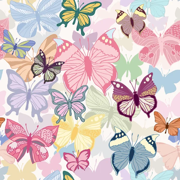 Desen renkli batterflies ile