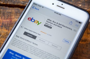 Las Vegas, Nv - 22 Eylül. 2016 - ebay iphone Uygulaması