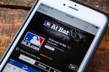 Las Vegas, Nv - 22 Eylül. 2016 - Mlb At Bat iphone Uygulaması