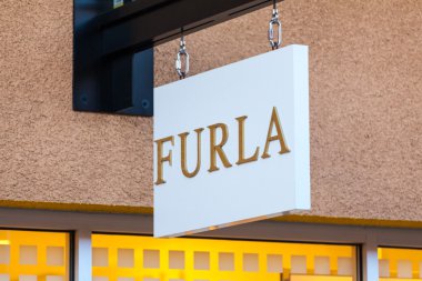 Las Vegas, Nevada - 22 Ağustos 2016: Furla Logo Mağaza Cephesinde