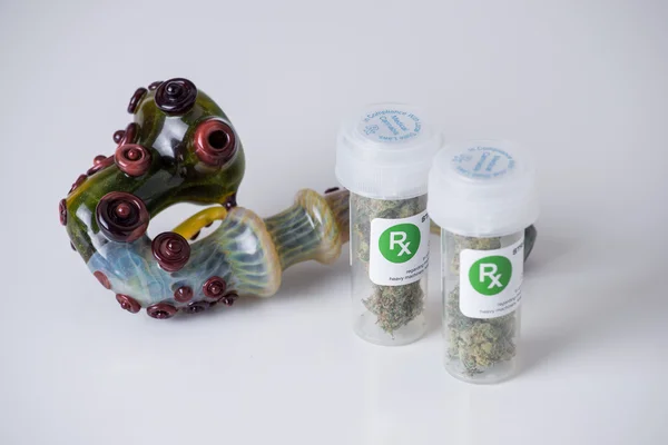 Medical marijuana prescription — Stock Photo, Image