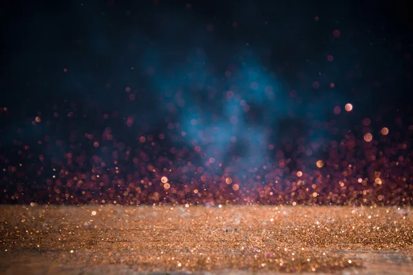 Turuncu parlak ışıklar arka plan. Vintage ışıltı Bokeh