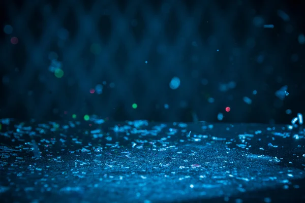 Glitter Lights Background. Vintage Sparkle Bokeh With Selective — Stock Photo, Image